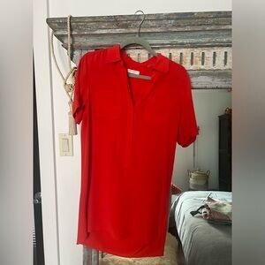 Equipment dress silk